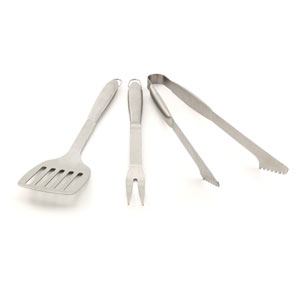 <span style='color: #333333;'>Outback 3pc Stainless Steel BBQ Tool Set 370184</span>