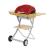 Outback Omega 200 Charcoal Barbecue in Red - view 1